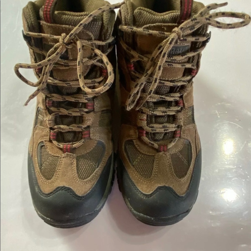 RED HEAD SKYLINE Hiking Boots Lightweight Waterproof Brown Leather Mens